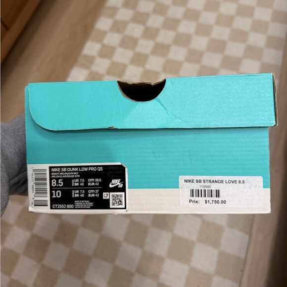 Nike SB Dunk Low Strangelove Size 8.5 US Men - Picture 8 of 11